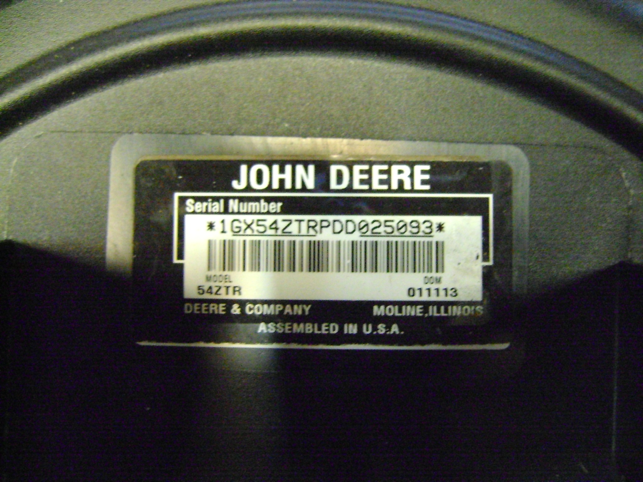 2015 John Deere 6.5 BU bagger Image 6