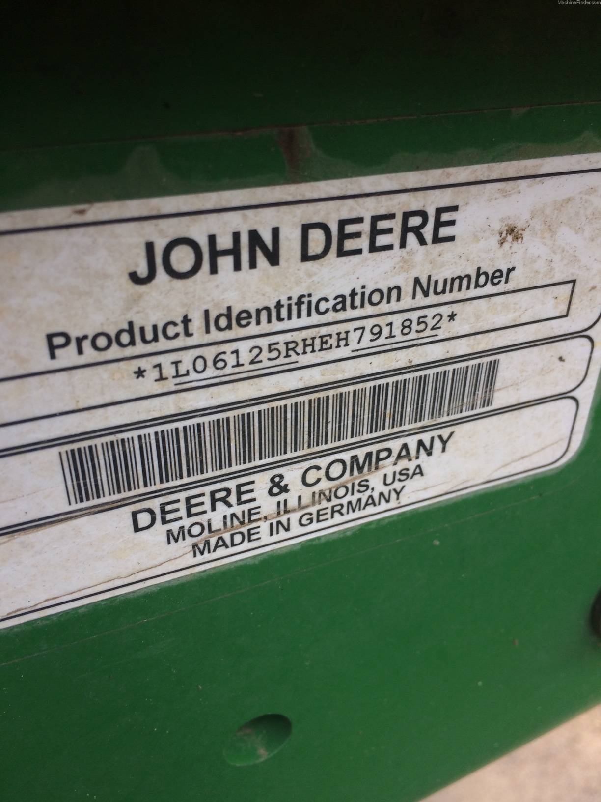 2014 John Deere 6125R Image 8