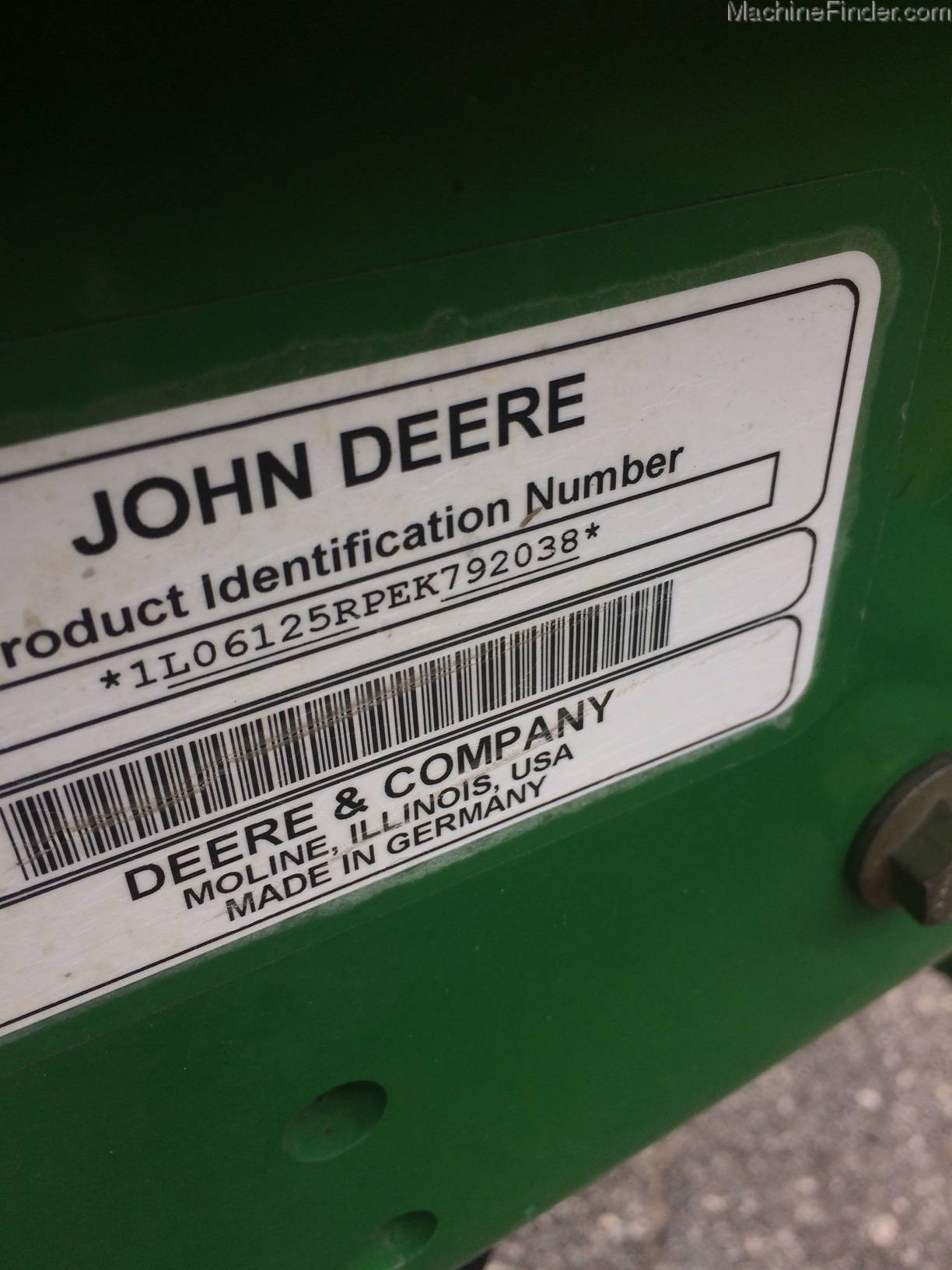 2014 John Deere 6125R Image 8
